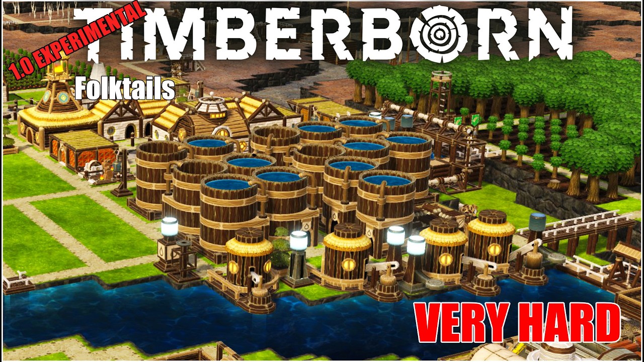 Timberborn 1.0 Experimental — More Automation Experiments & Expanding Industry | EP7