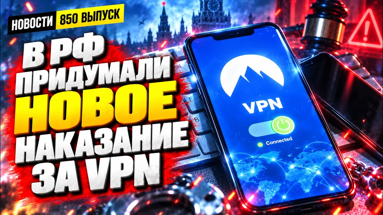 В России будут лишать интернета за VPN. Новости