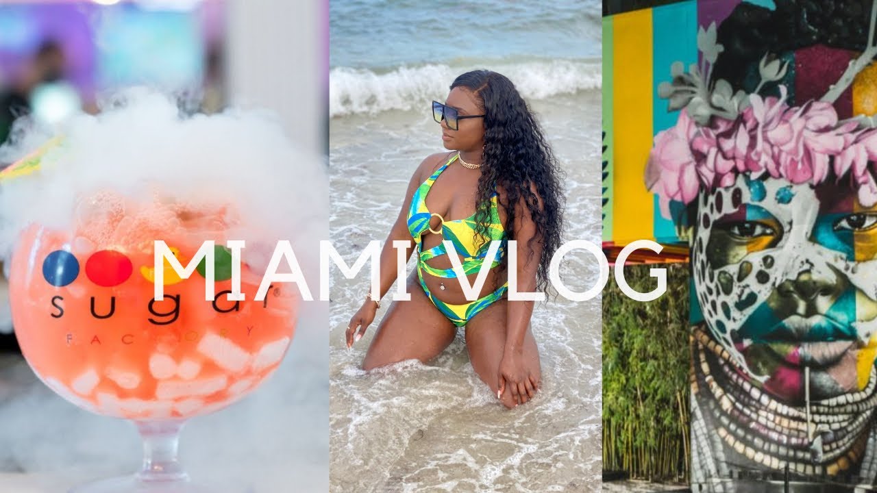 MIAMI TRAVEL VLOG 🌴| Sugar Factory, Wynwood Walls, Ocean Drive, South Beach, Thriller Boat & MORE!