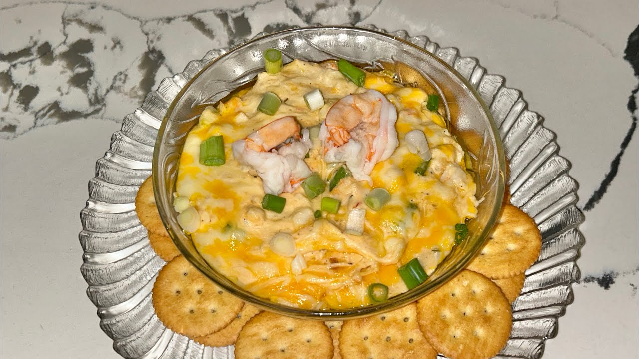 Дип из креветок - Горячий и сырный рецепт дипа из креветок - Суперкубок и день матча - Домашние л...