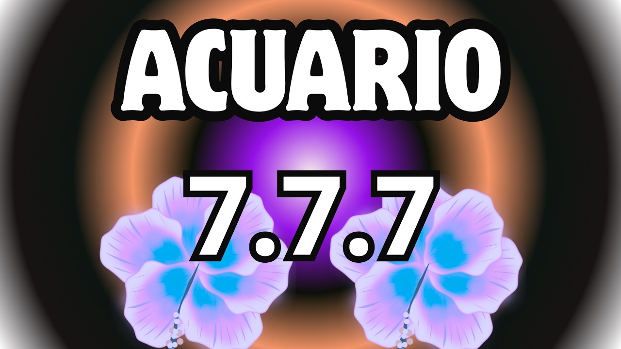 ACUARIO  SE ACERCA UNA OLEADA DE SUERTE‼️NOTICIAS ÚNICAS TE SORPRENDERÁN‼️TE VAS A SALVAR DE ALGO🛞