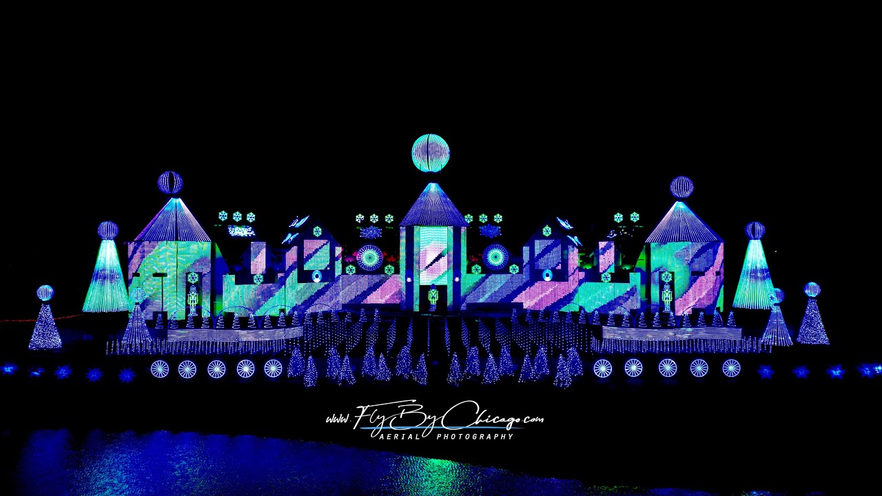 Larsen’s Epic Light Show at Goebbert’s Farm