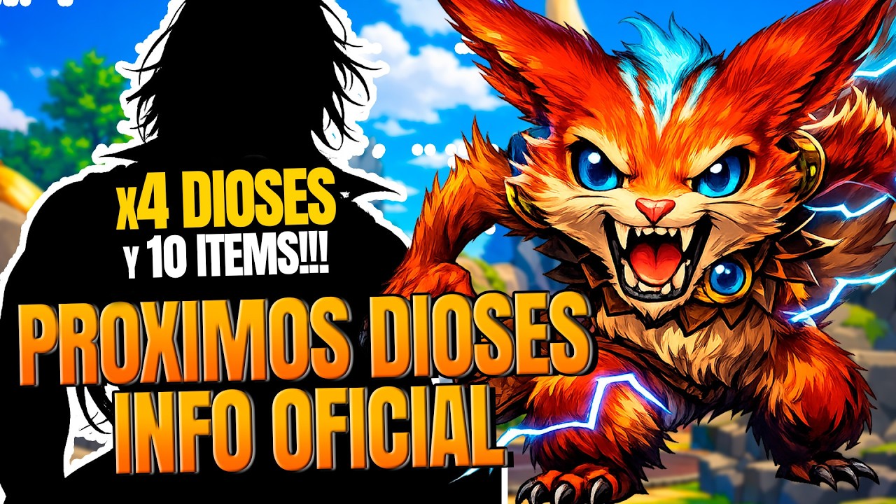 GOD MAP SMITE 2 - 4 NUEVOS DIOSES y 10 ITEMS NUEVOS!!!