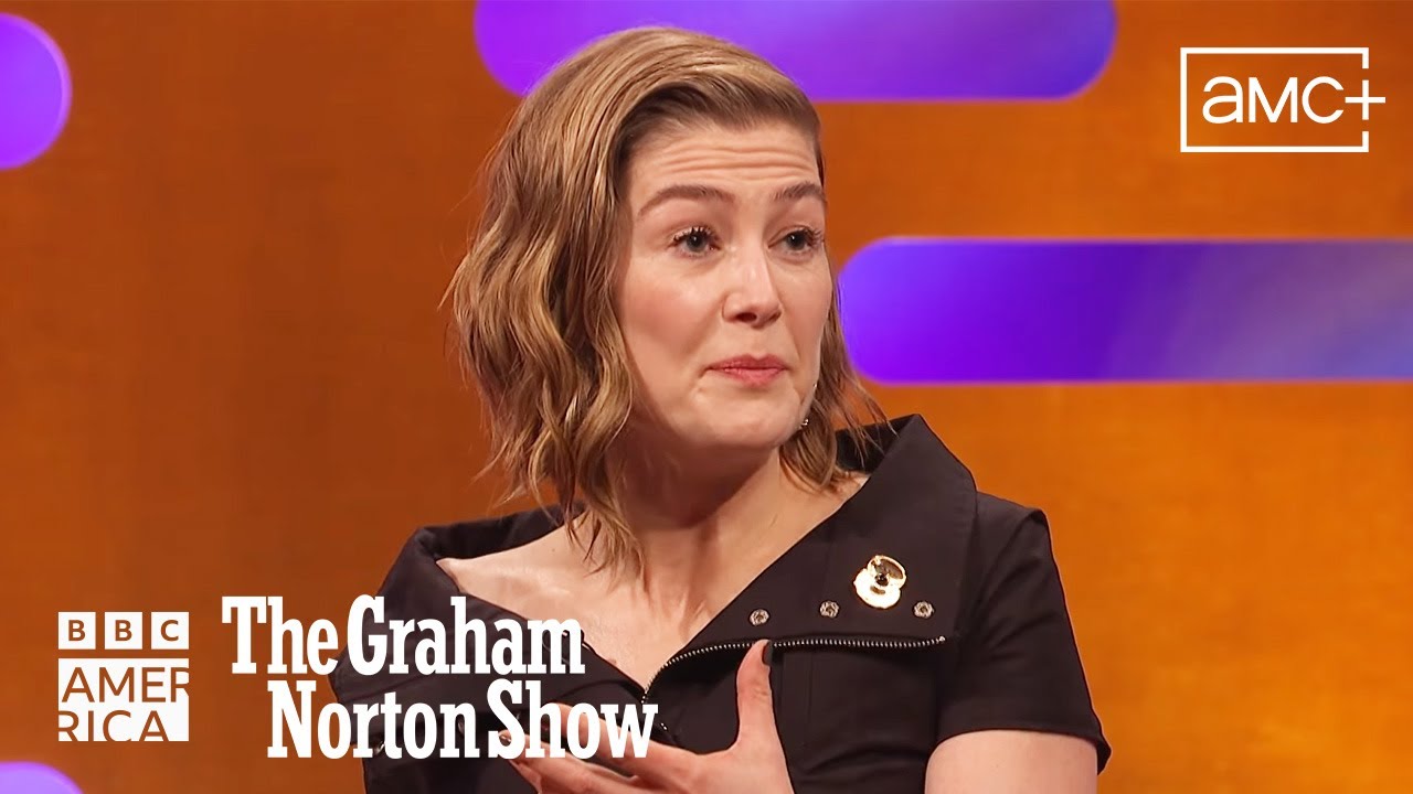 Rosamund Pike Learns Chinese From Her Children 🎓 The Graham Norton Show | BBC America