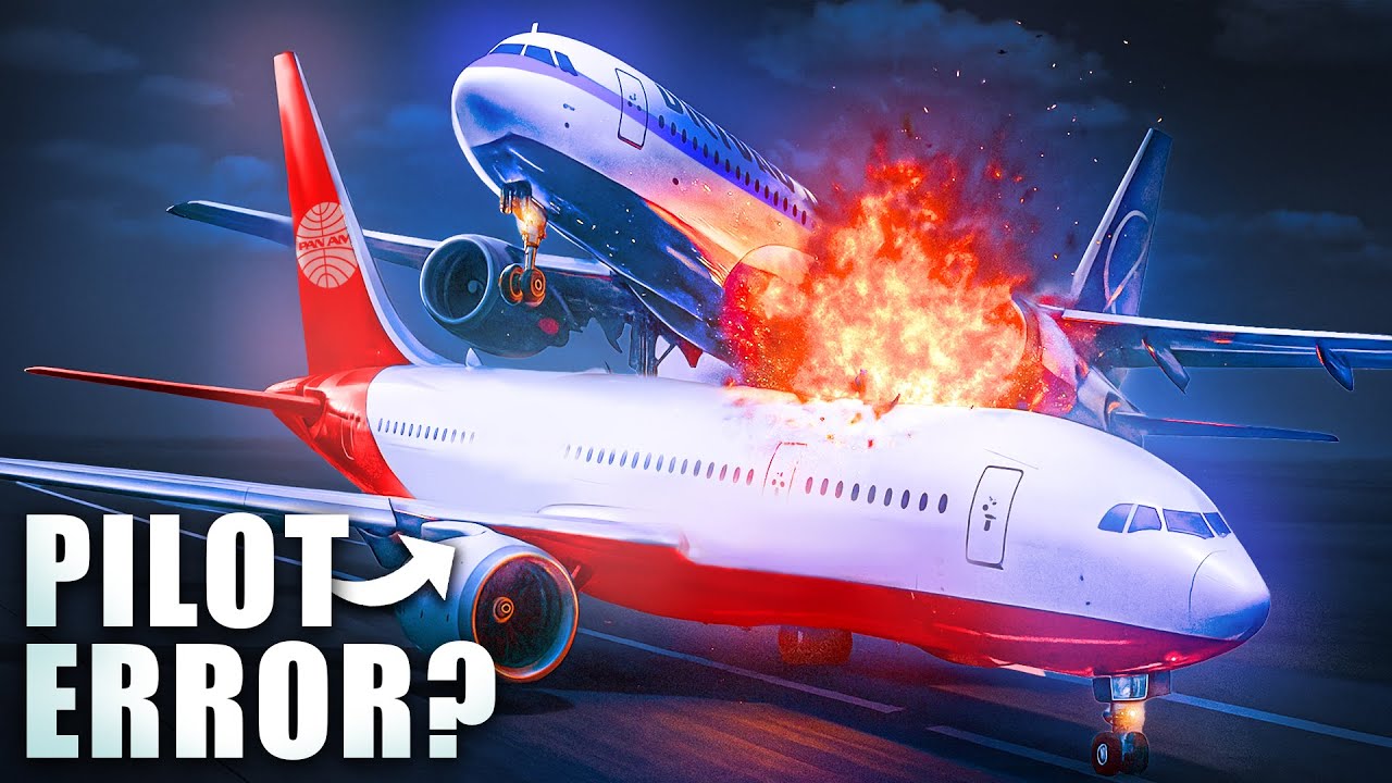 1 Runway 2 Planes Runway Collision - What REALLY caused the Tenerife airport disaster ?