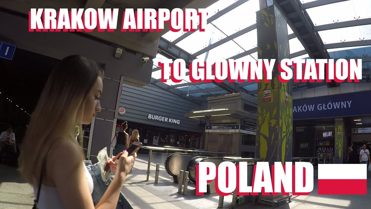 Krakow Airport To Glowny Train Station In The City Center