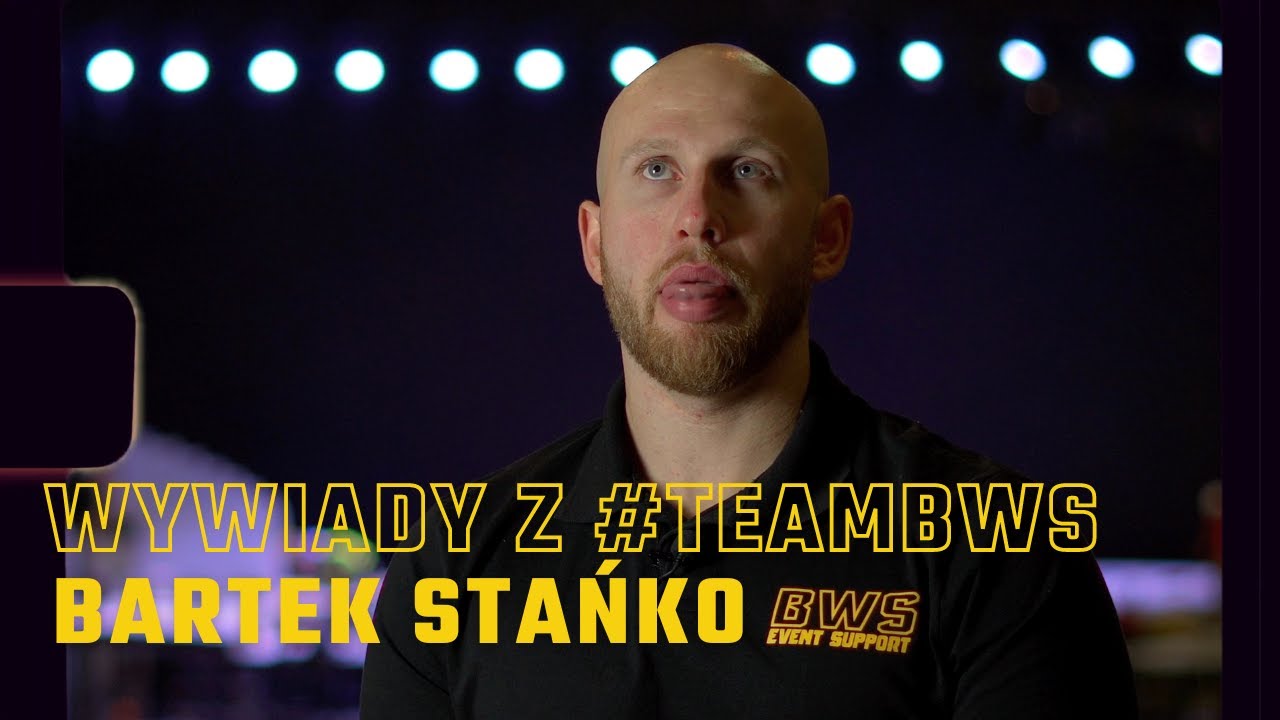 BWS Event Support: Stańko Bartek &ndash; Od Stagehanda do Dyrektora Technicznego