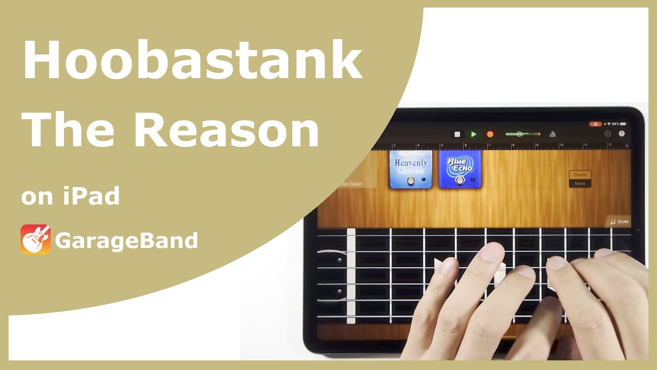 Hoobastank -- The Reason on iPad -GarageBand-