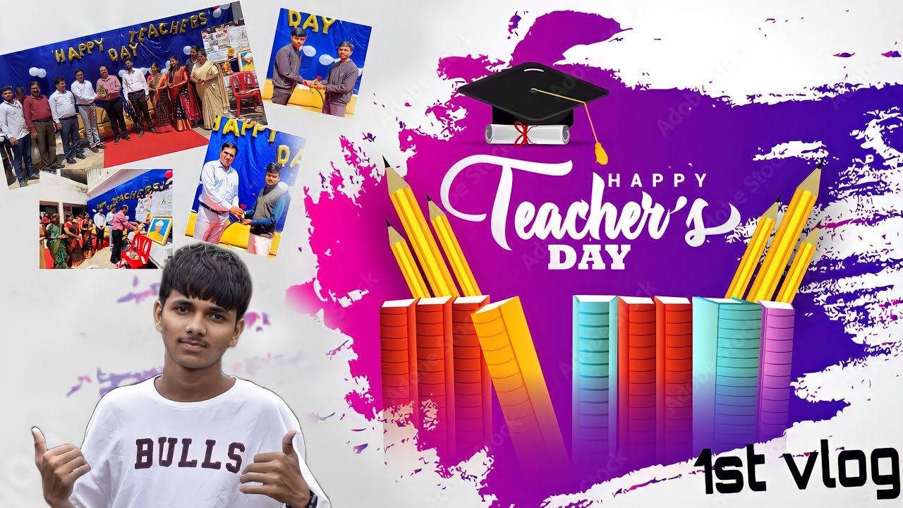 My First Vlog❤|| happy teacher's day 2023 || ts vlog   #_brahma_valley_public_school_&_jr_college