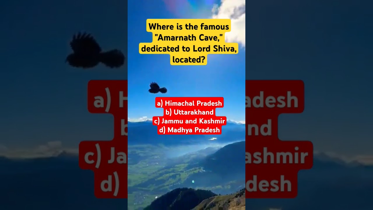 Amarnath cave- location. do you know? #informative