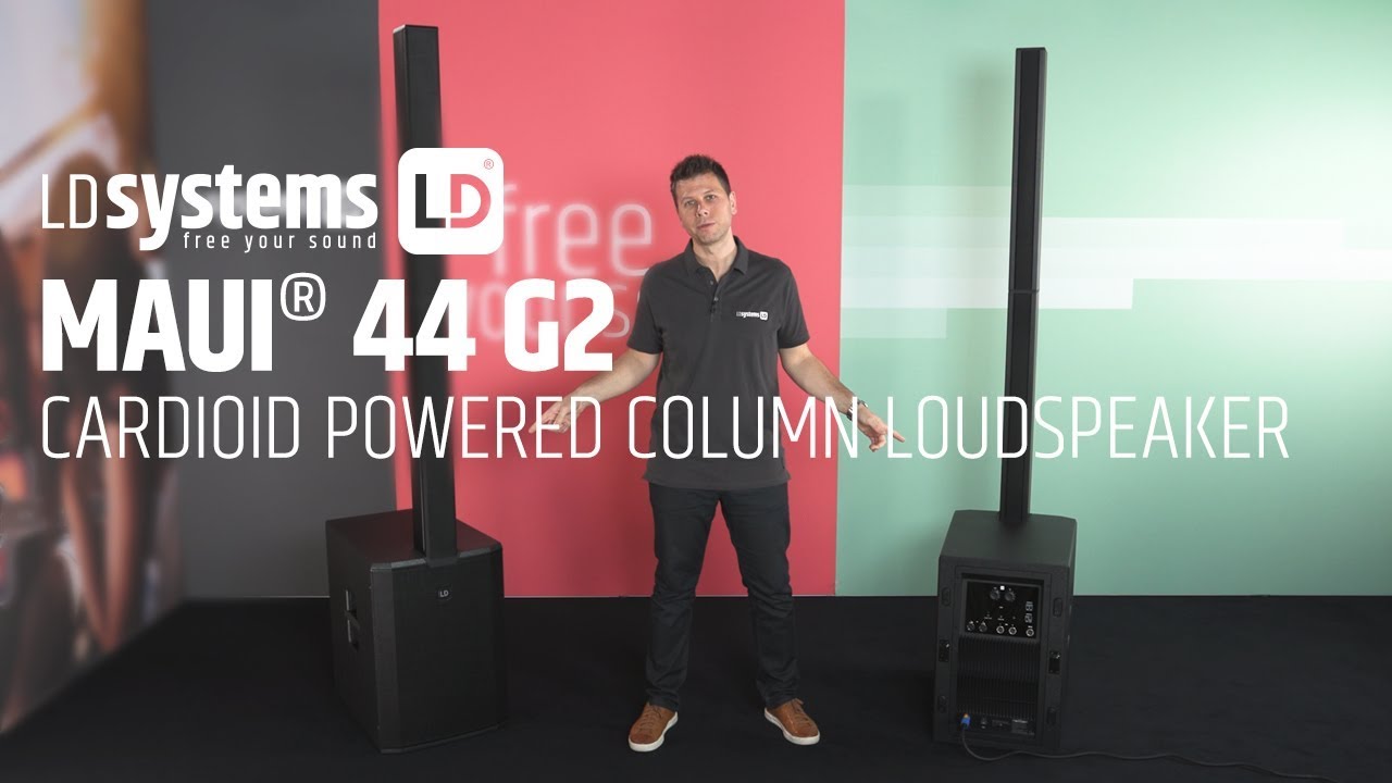LD Systems MAUI 44 G2 — акустическая колонка с кардиоидной направленностью