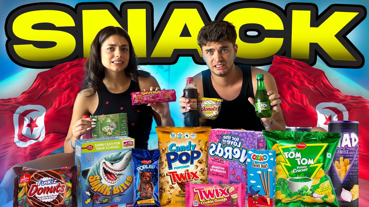 PROVIAMO GLI SNACK PIÙ ASSURDI DELLA TUNISIA 🇹🇳 😱
