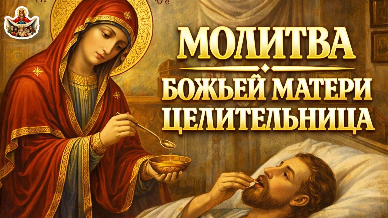 ☦️Молитва перед иконой  Целительница(с текстом).Об исцелении души и тела ,в болезнях. Православие.