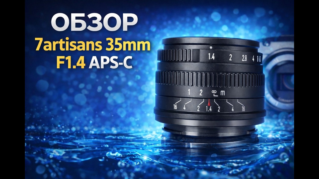 Обзор на объектив 7Artisans 35mm F1.4 для Sony E