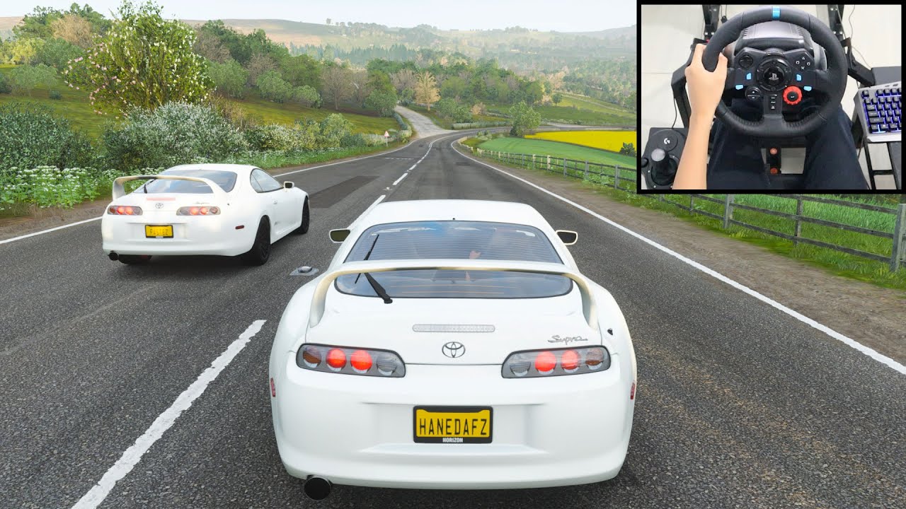 Toyota Supra - Forza Horizon 4 Online | Logitech g29 gameplay