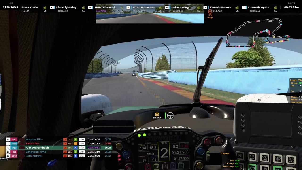 6 Hours of The Glen - LMP2 TRIMTech