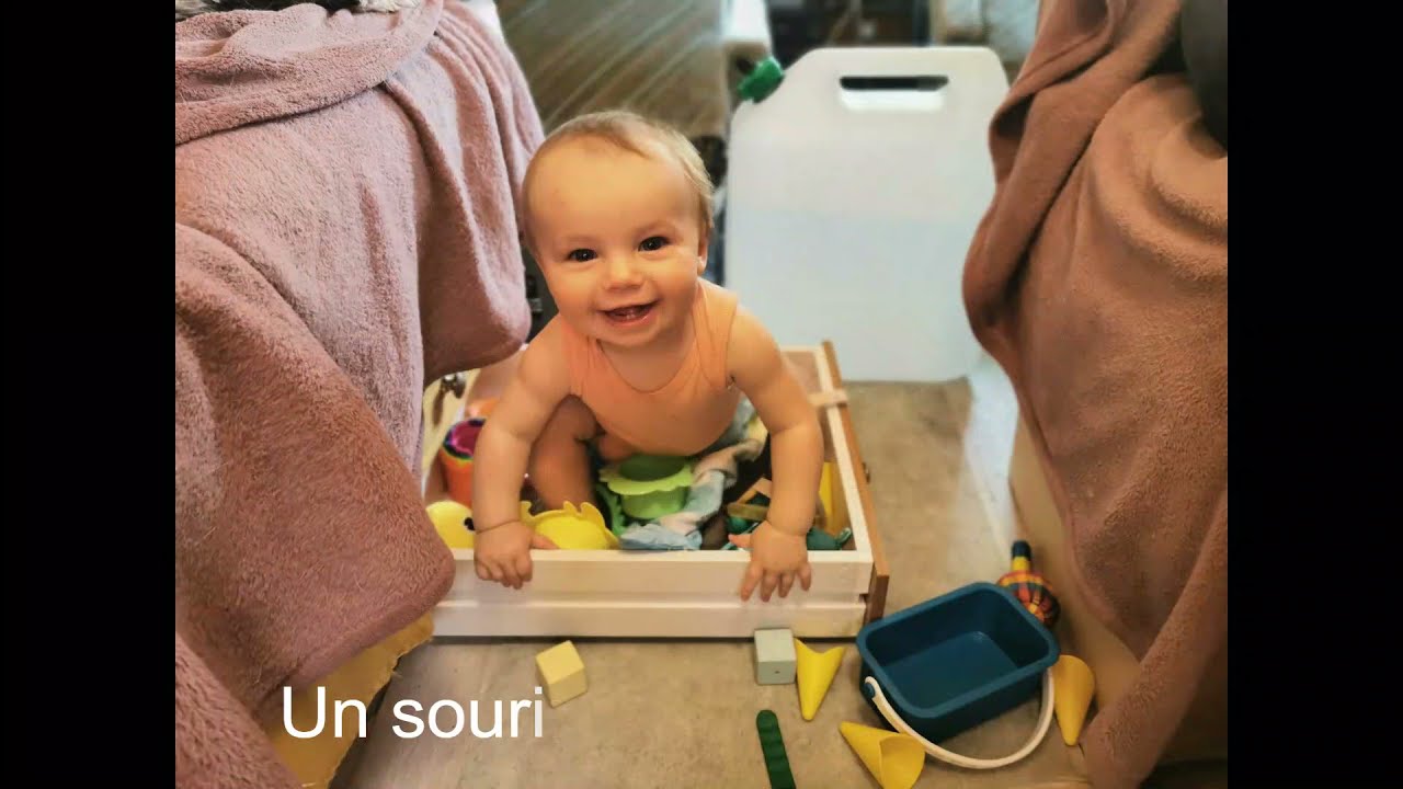 Voyager avec un bébé en camping car, les jouets de Ninon.
