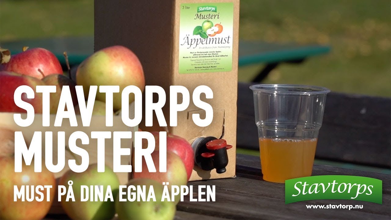 Stavtorps Musteri - Musta dina äpplen i Malmköping