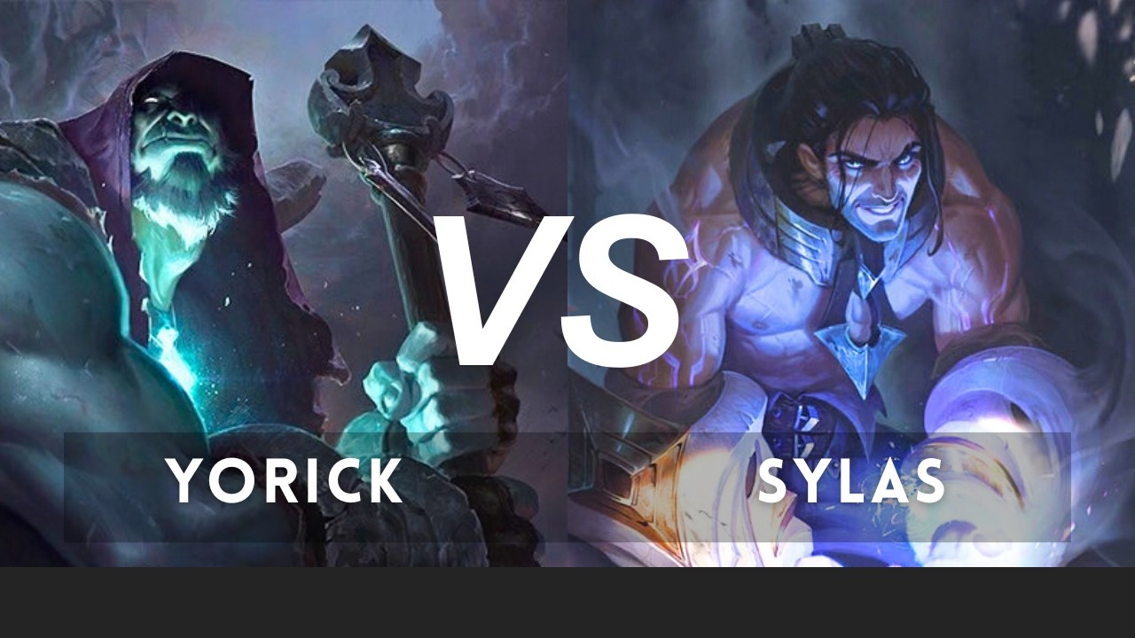 USE MINIONS TO BLOCK HIS SKILLSHOTS | Yorick VS Sylas TOP