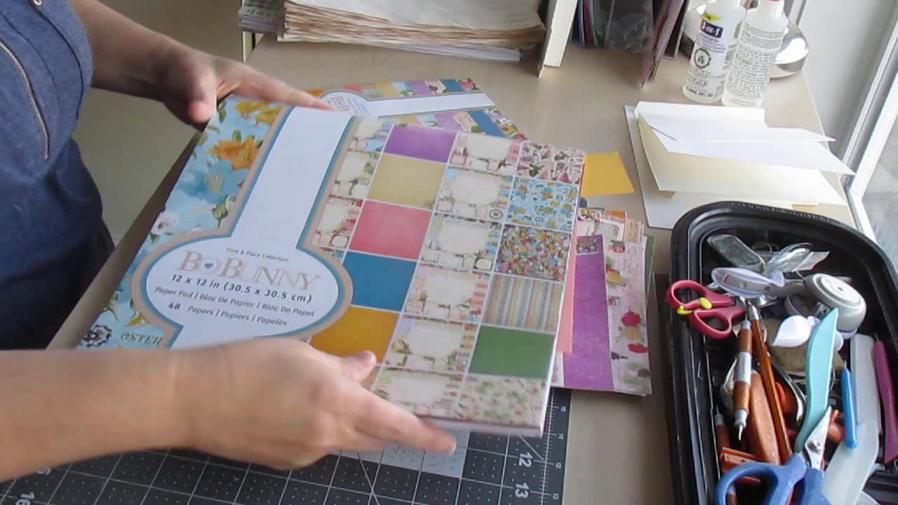 Tuto #1a de 6 Calendrier perpétuel 4 saisons | Le matériel | Scrapbooking