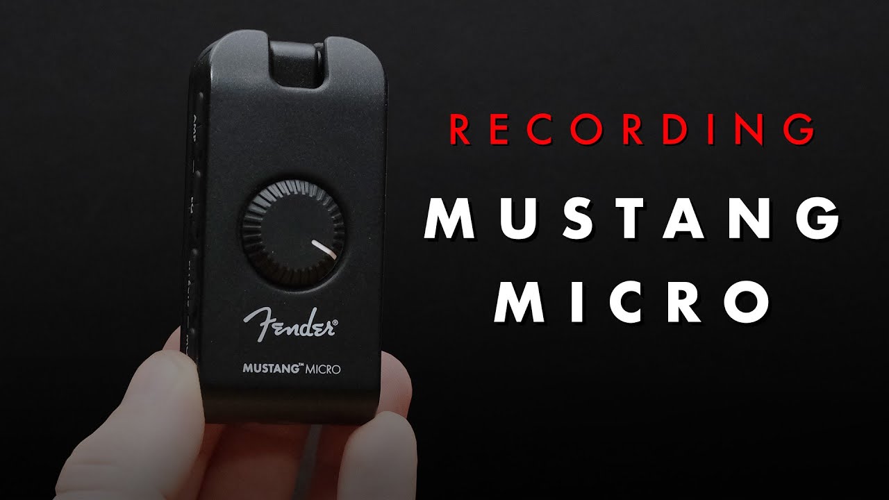 Fender Mustang Micro: запись на iPhone, iPad или компьютер