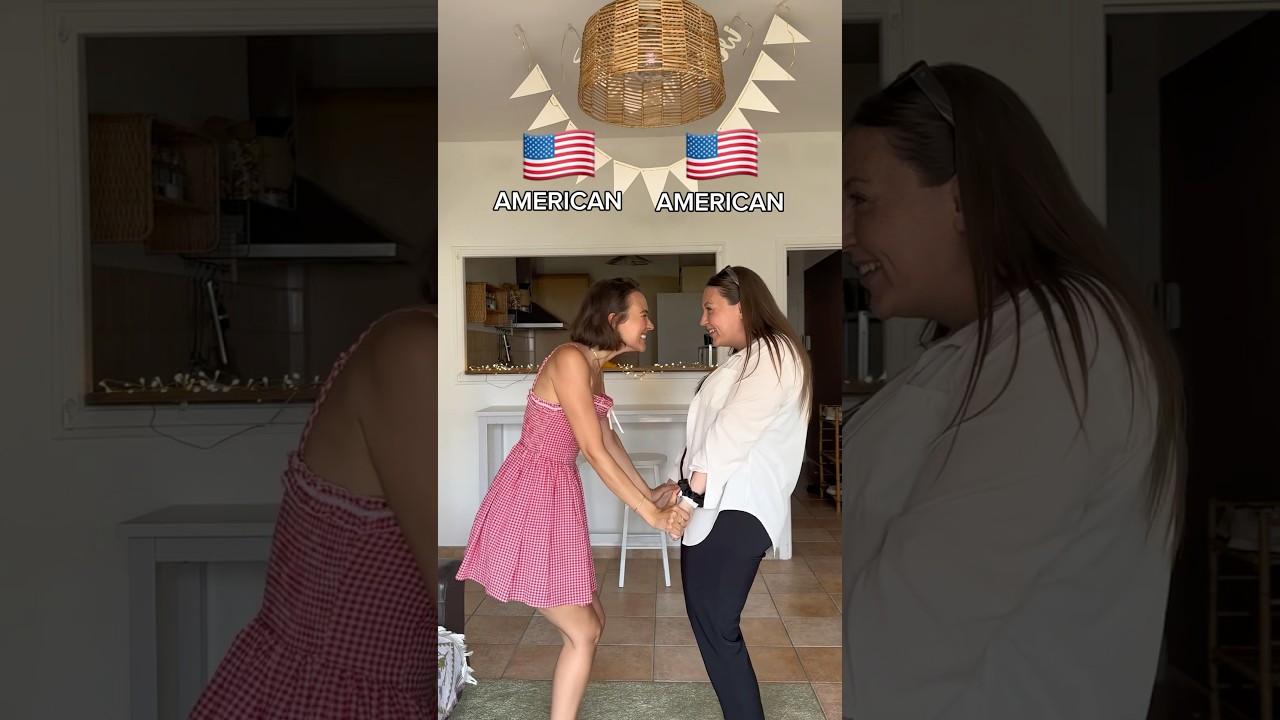 French vs American greetings w/ @jennajeandavis  #usa #american #french #france #cultureshock #funny