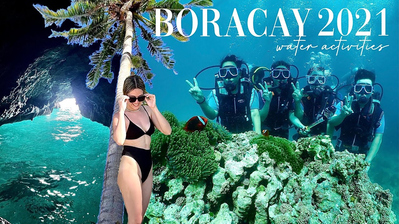 BORACAY: Must-See Cave + Cliff Jumping in Puka Beach, Scuba Diving and more! 🏝