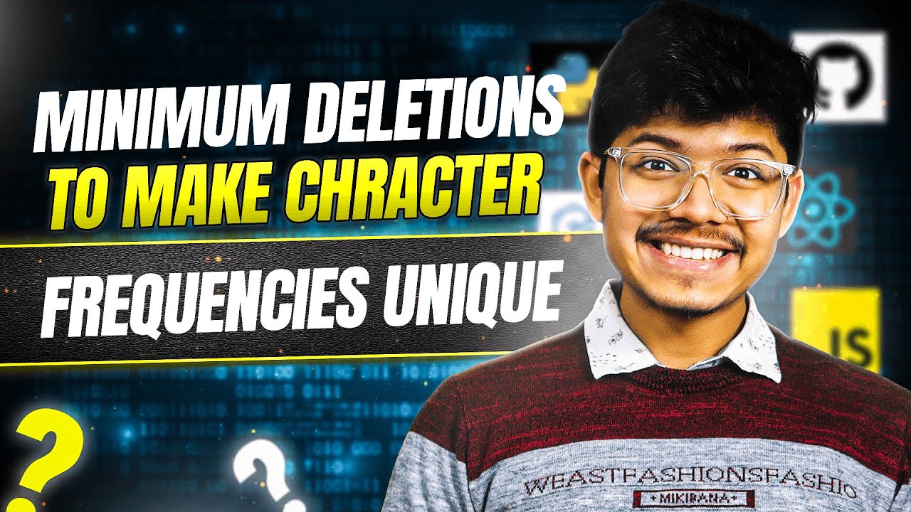 Leetcode 1647. Minimum Deletions to Make Character Frequencies Unique II Greedy II 2 ways
