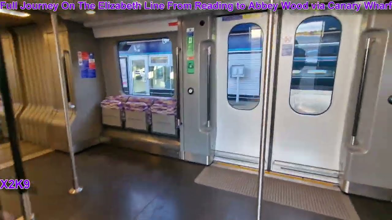 Full Journey On The Elizabeth Line From Reading To Abbey Wood