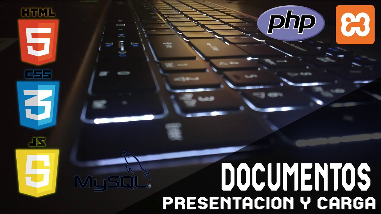 Presentacion y carga de documentos
