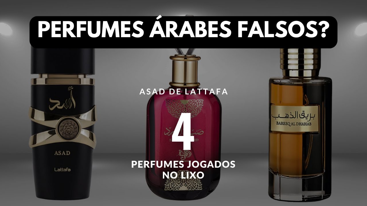 Perfumes árabes Falsos, primeira vez que isso acontece com a gente! Perfume Asad de Lattafa