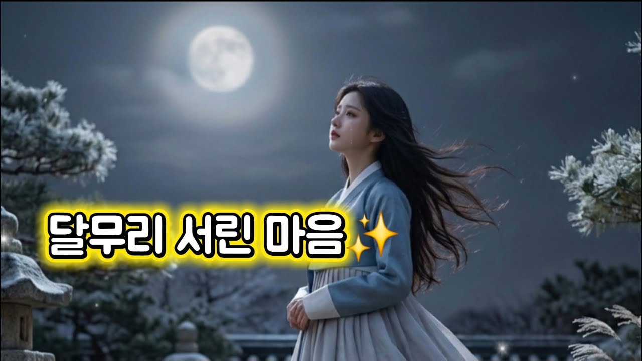 달무리 서린 마음🌛안개 너머에 추억, 그 끝에 서린 그리움🎵퓨전감성트로트