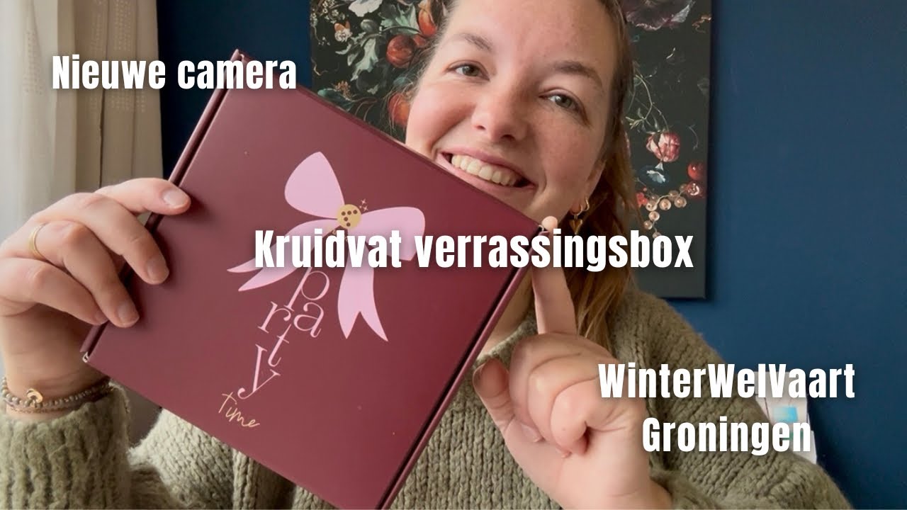 Kruidvat party sieraden box, nieuwe camera & WinterWelVaart Groningen 🎄✨