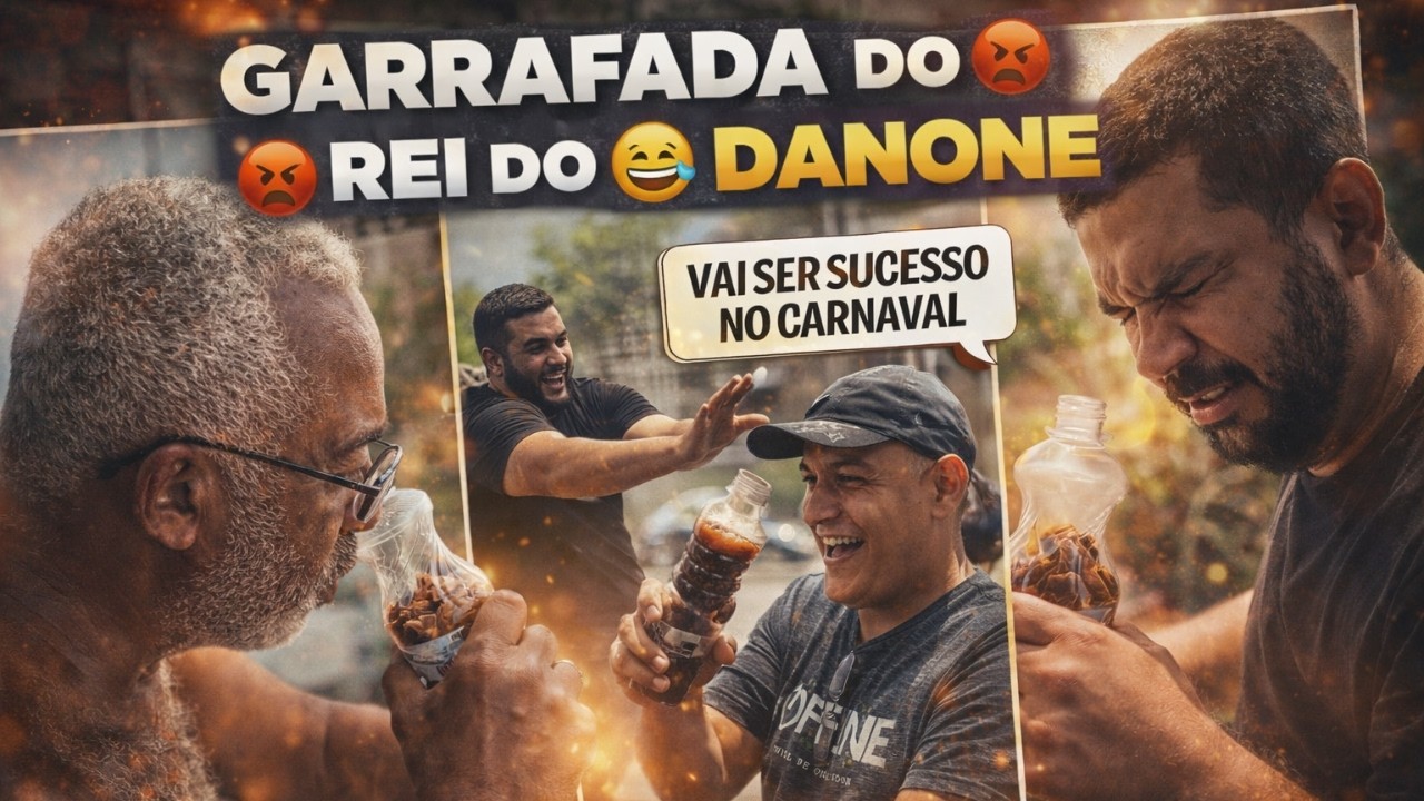 A GARRAFADA DO REI DO DANONE SUCESSO NO CARNAVAL 🤣 | CARRO DO DANONE