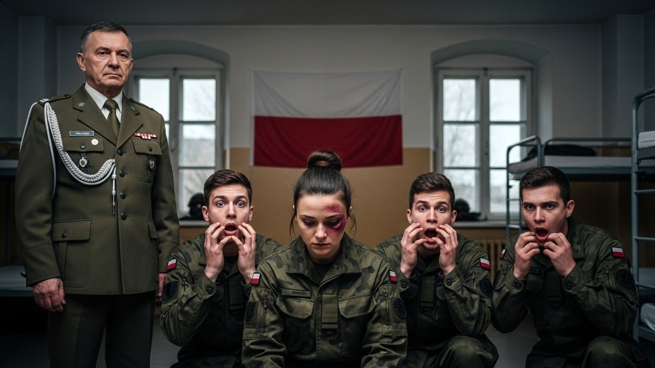 Wyśmiewali jej twarz, aż generał ujrzał siniaki i zamarł w szoku