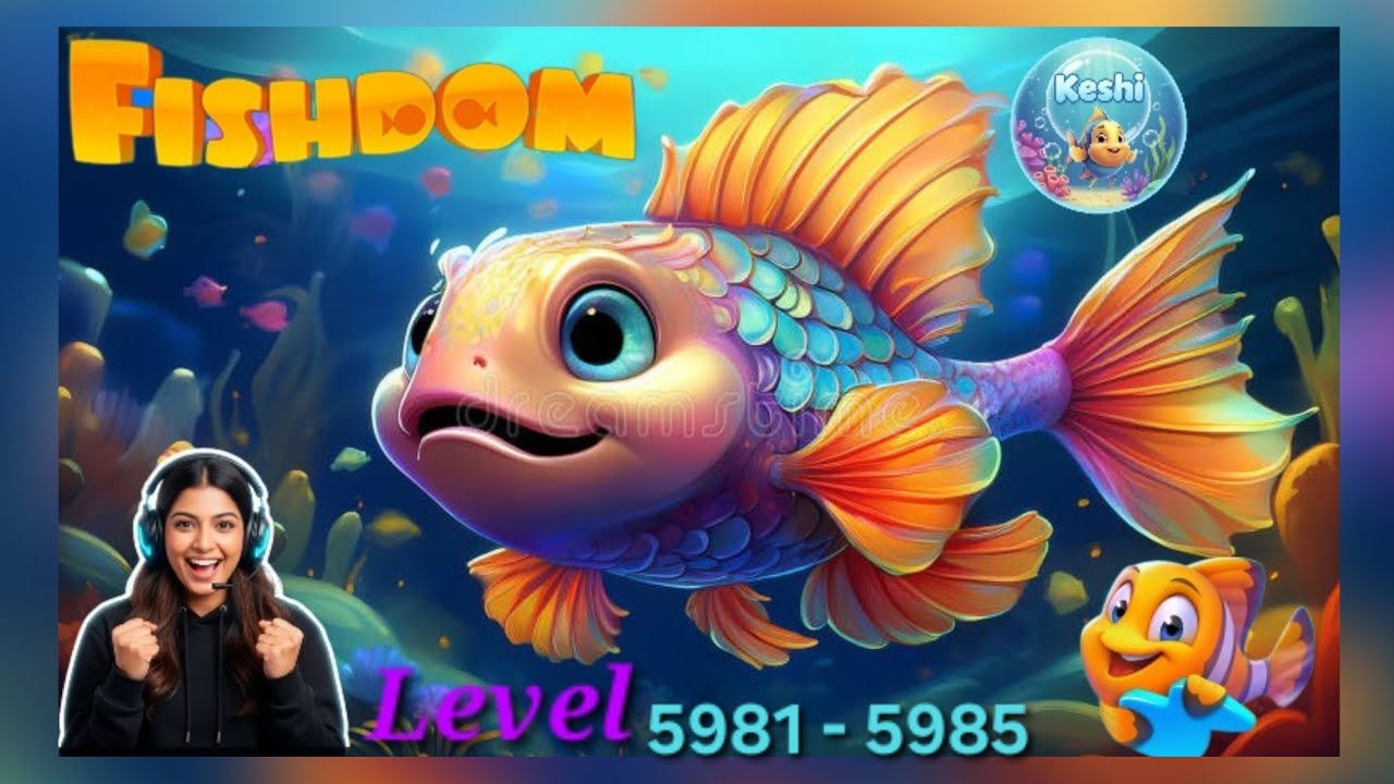 FISH DOM | Level 5981 to 5985 | Gaming_With_Keshi 🐬🐋