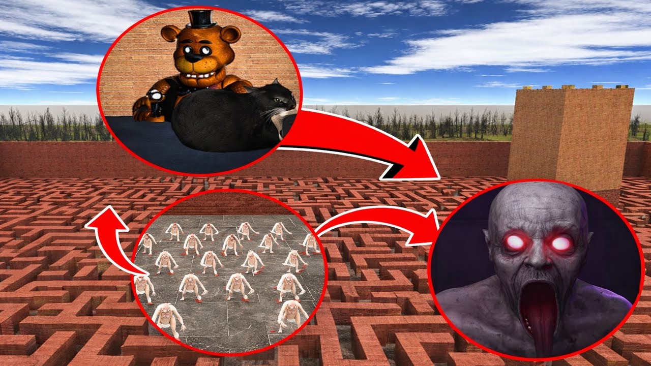 Obunga nextbot gmod horror gameplay | JohaGMod #gmod #nextbot #scarygame