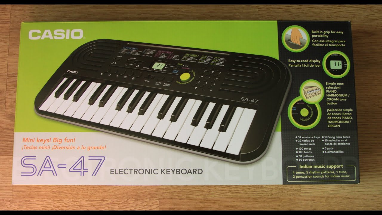 Обзор Синтезатор Casio SA-47
