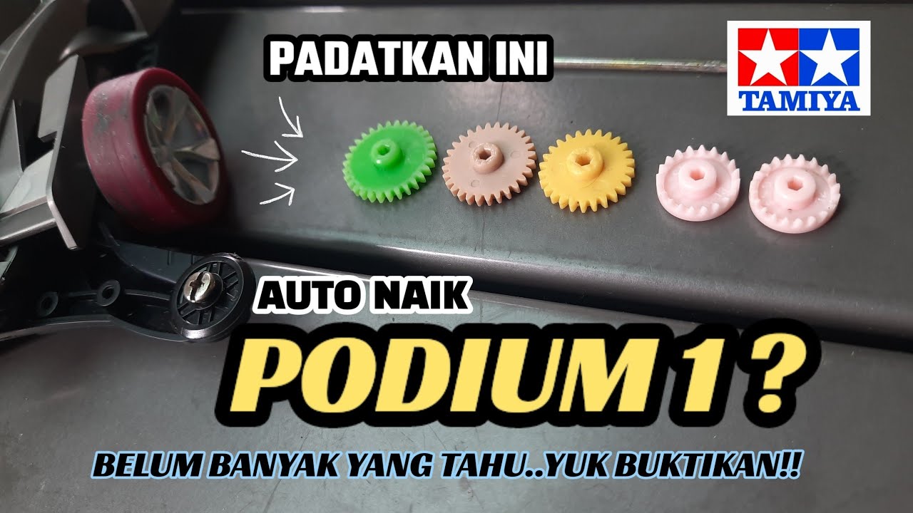 CARA MEMADATKAN GEAR TAMIYA BIAR KECEPATAN KONSTAN DARI START SAMPAI FINISH