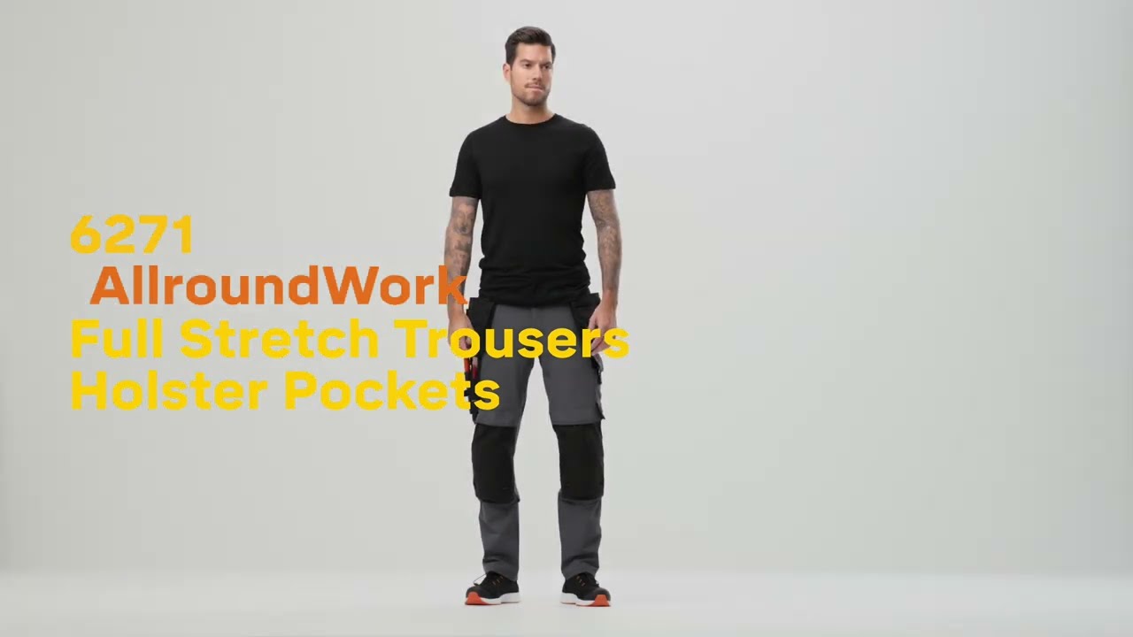 Snickers Workwear: 6271 AllroundWork, Full Stretch Werkbroek met Holsterzakken