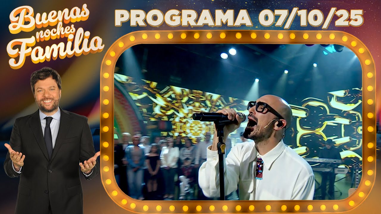 BUENAS NOCHES FAMILIA - 07/10/25 - ABEL PINTOS CANTÓ CON EL ALMA, A BENEFICIO DEL HOSPITAL GUTIÉRREZ