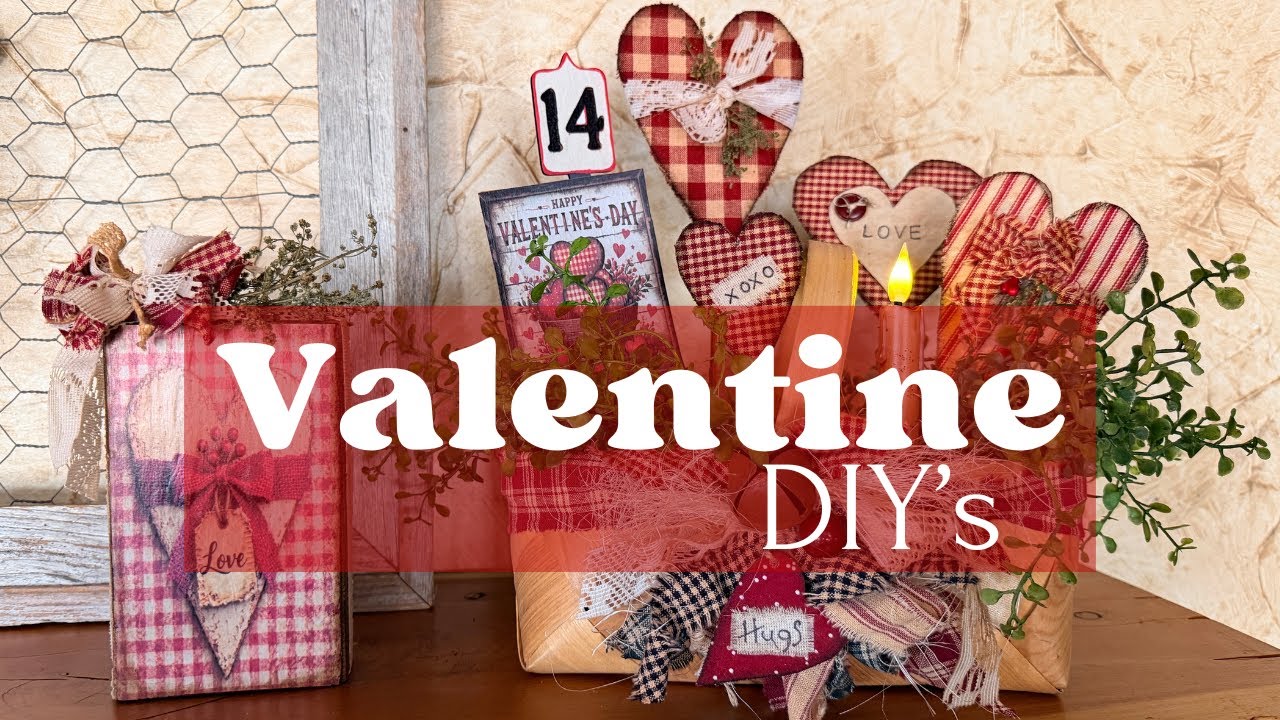 Easy Valentine DIY's ~ 2x4 Wood Scrap