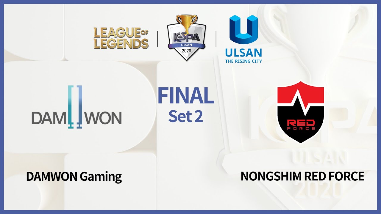 (FULL) Finals Set2, DAMWON vs NONGSHIM - 2020 LoL KeSPA Cup ULSAN