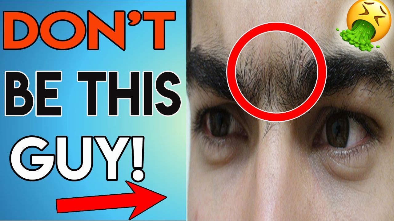 How to SHAPE your eyebrows to look SEXY? Eyebrow grooming for men