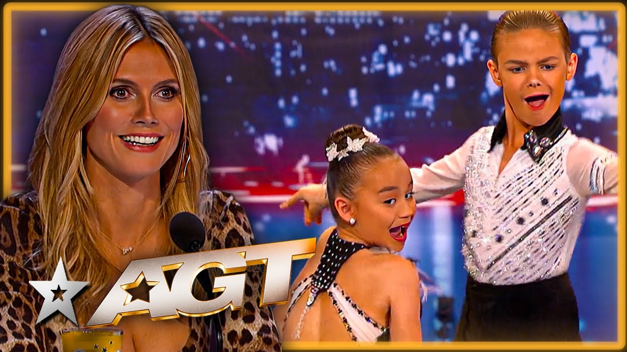CUTE Dance Duo Perform SPECTACULAR SALSA on America's Got Talent!