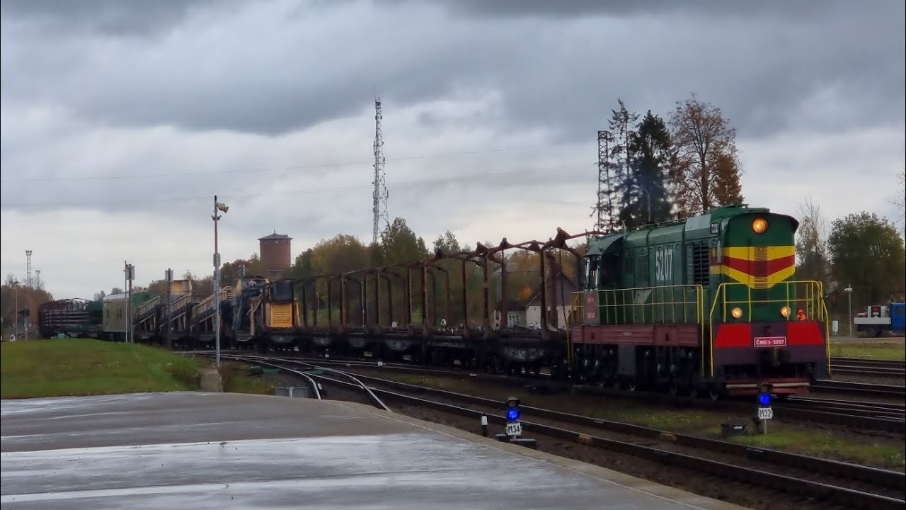 ЧМЭЗ-5207 С Xозяйственным составом в Елгаву