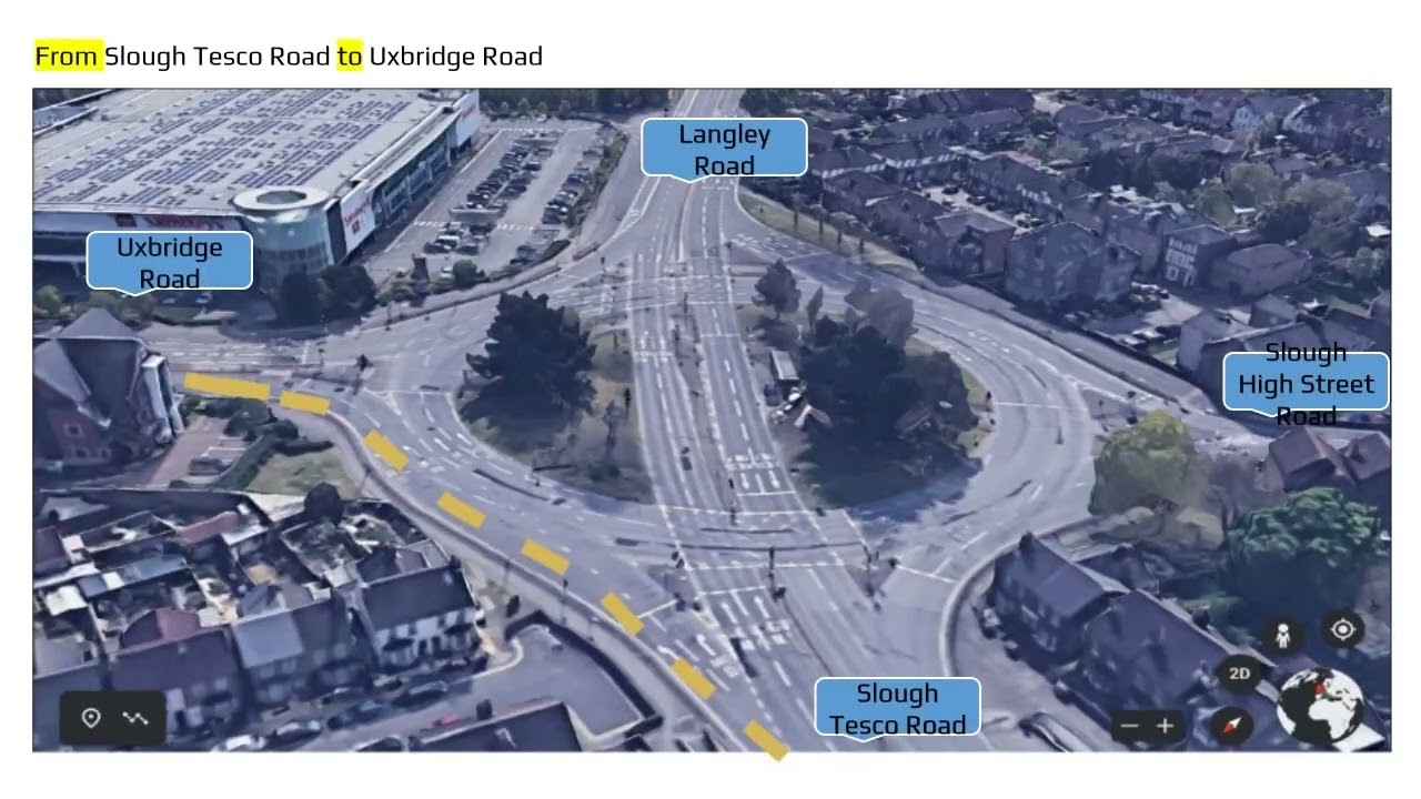 Sainsbury Roundabout Slough