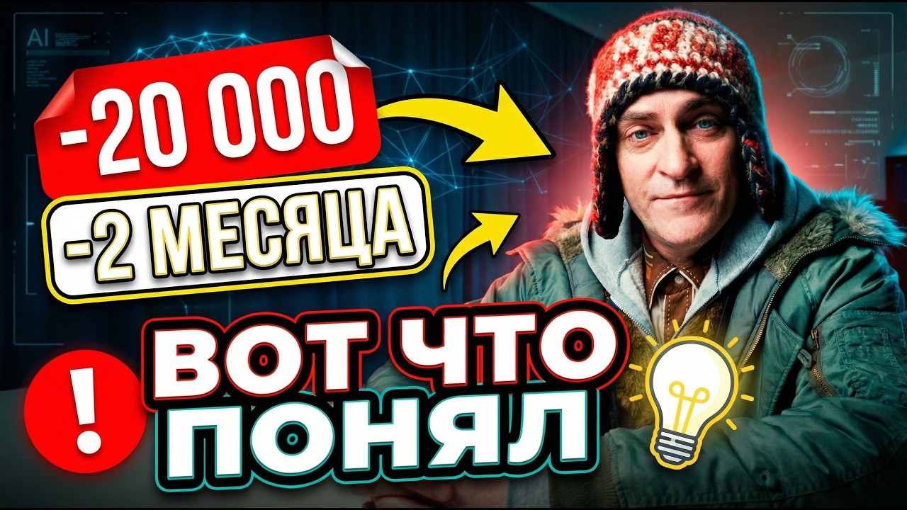 Я потерял 20 000 ₽ и 2 месяца в нейросетях, чтобы понять это...