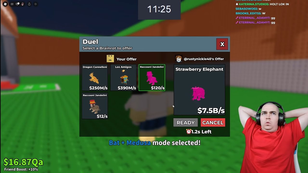 I obtain og brain rod in break lucky block ❓