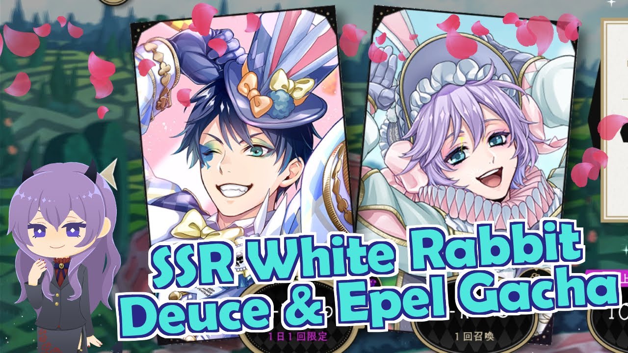 Down the Rabbit Hole! 🐇 | SSR Deuce & SR Epel White Rabbit Festival Event Summons Banner | Twst JP